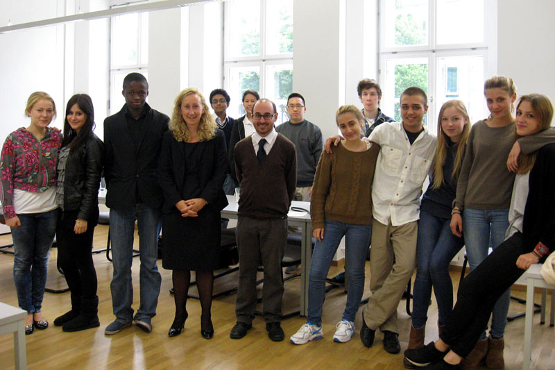 Berlin International School students at Globe Business College Munich